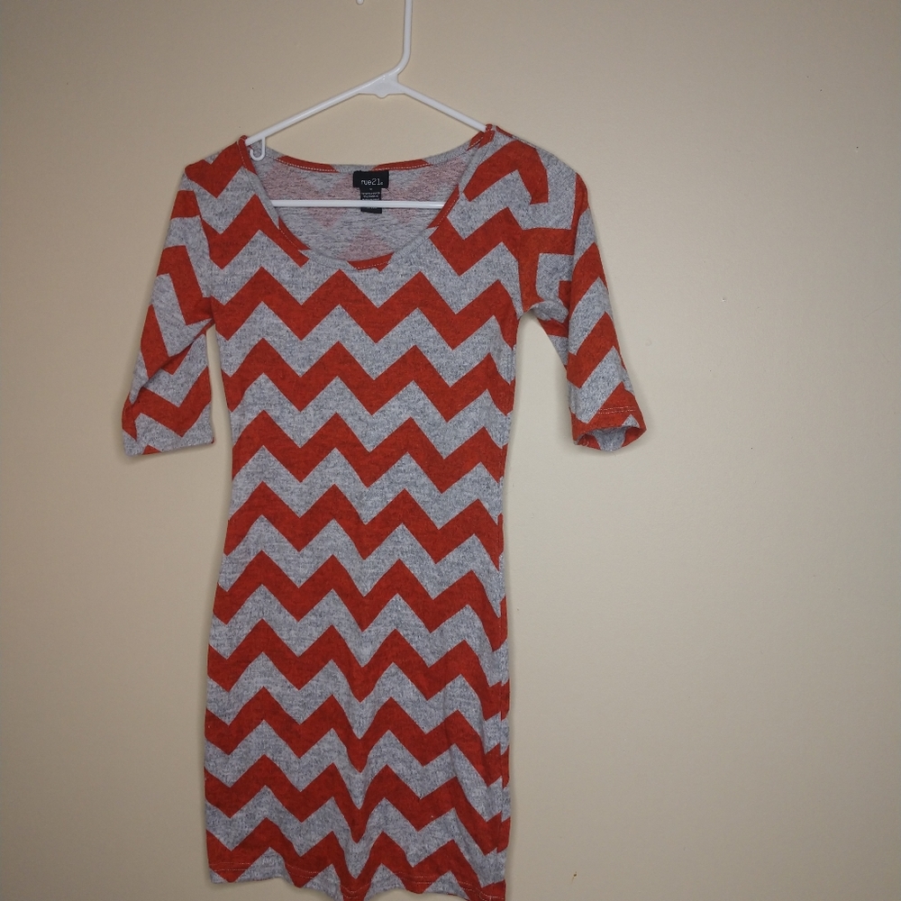 Chevron Knit Dress